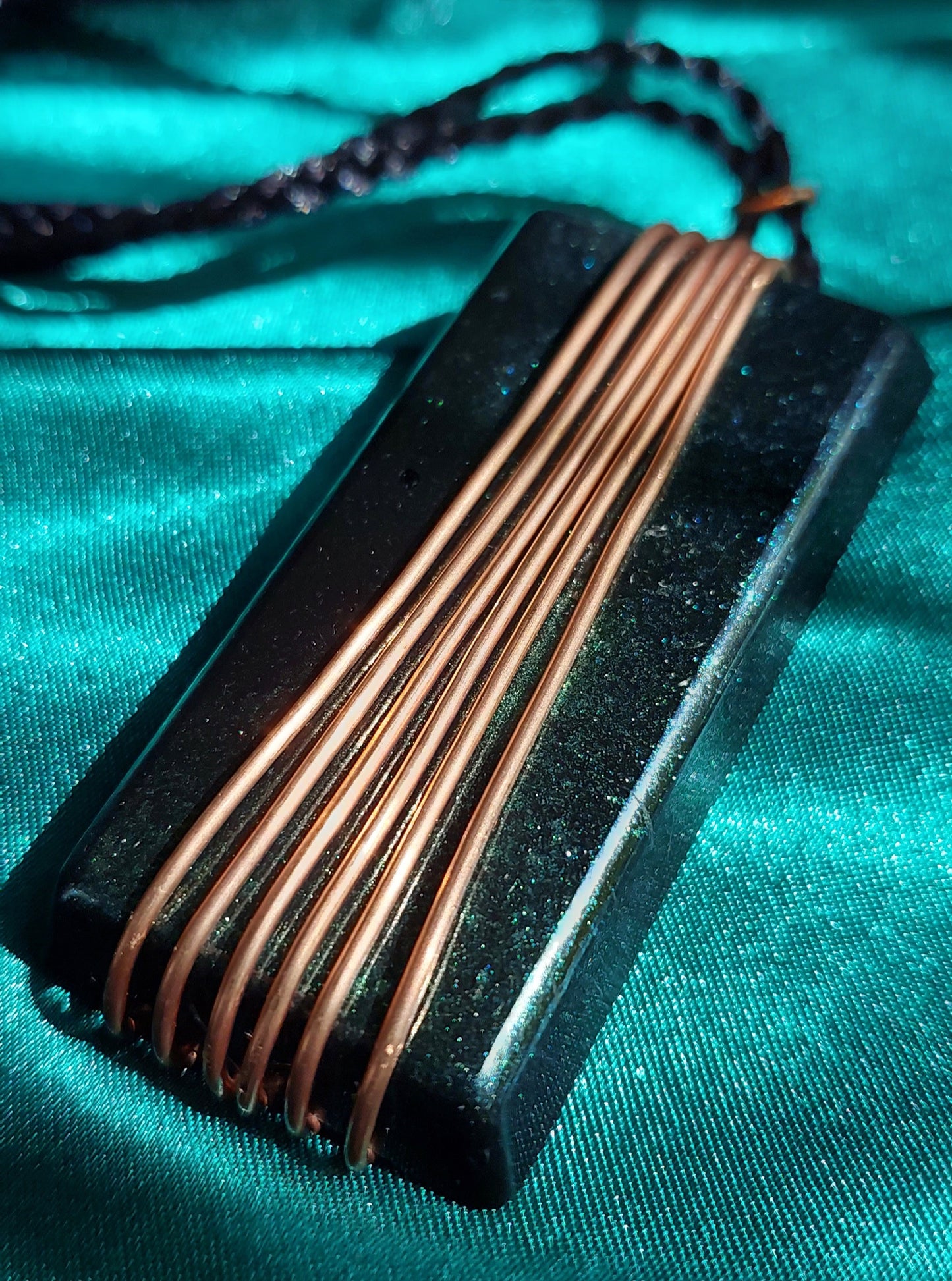 Cosmic Sky - Copper Orgonite Necklace