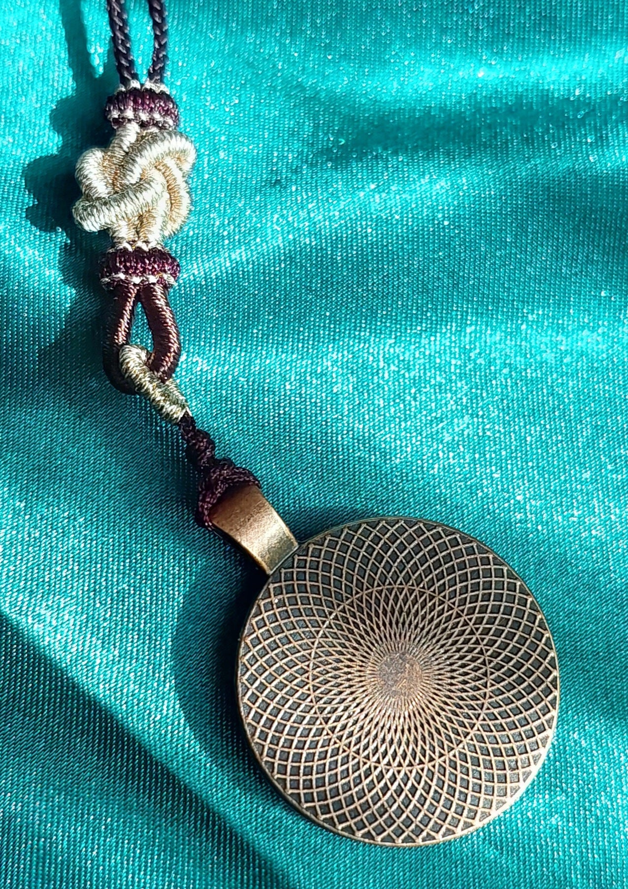 Golden Sky - Shungite Orgonite Necklace