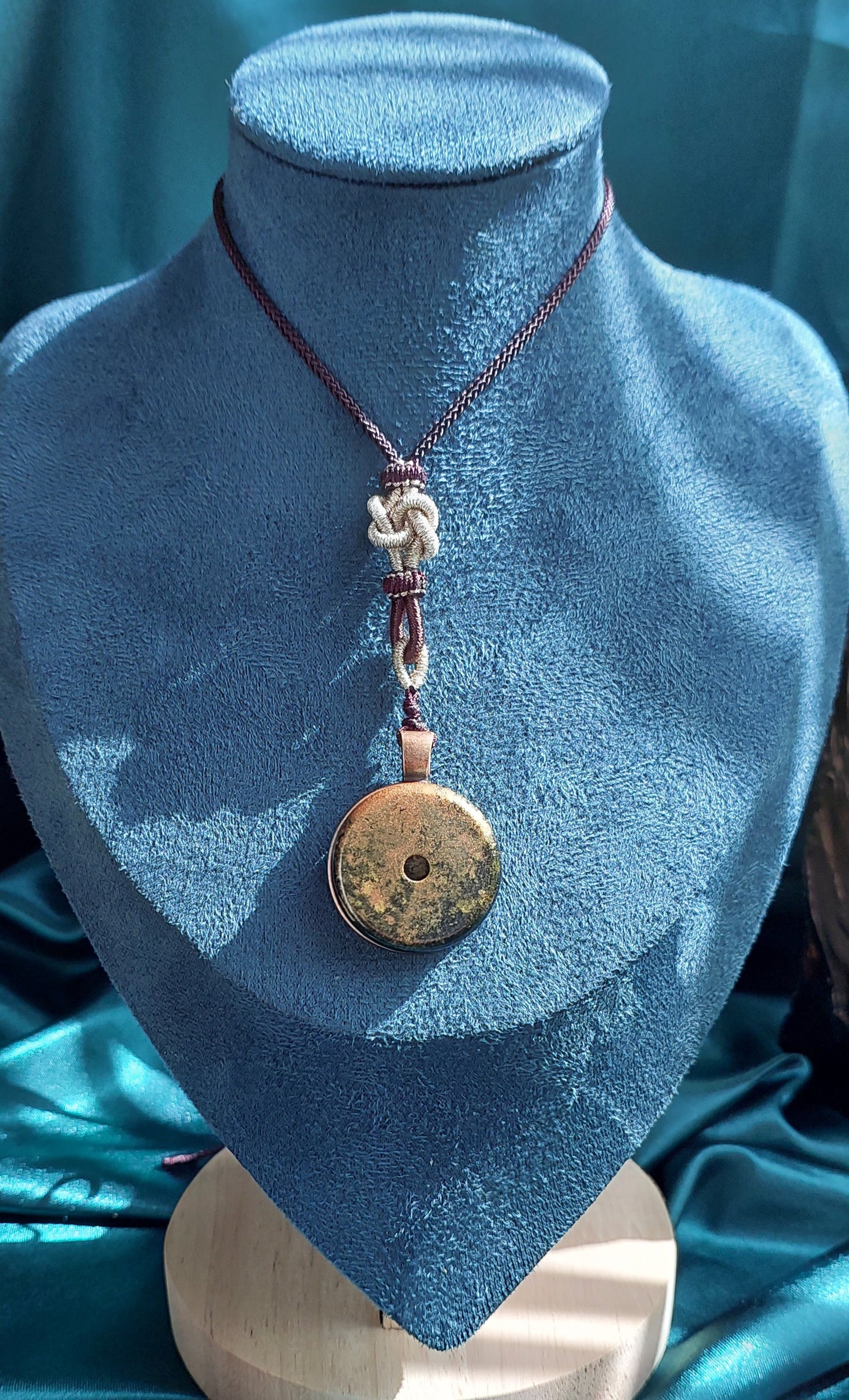 Golden Sky - Shungite Orgonite Necklace