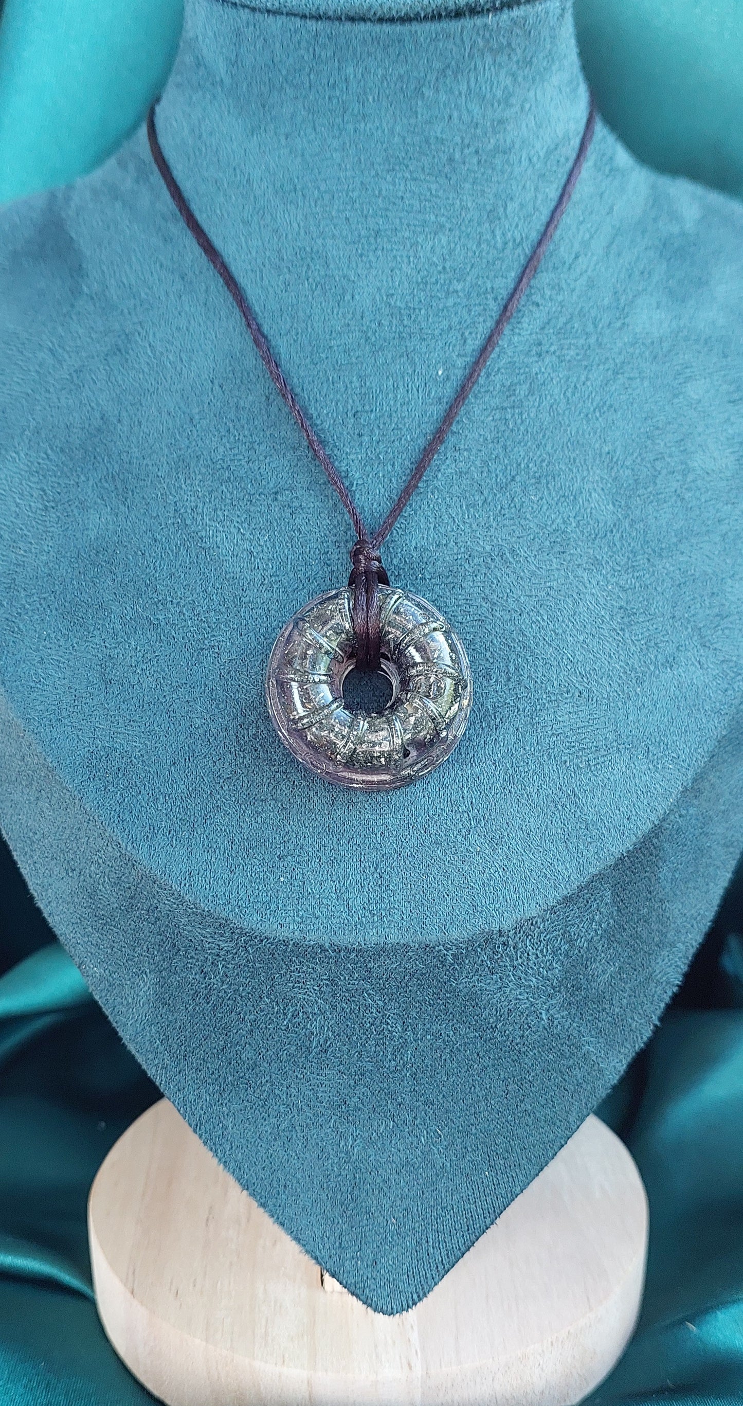 Azure Harmony - Kyanite Orgonite Necklace Collection