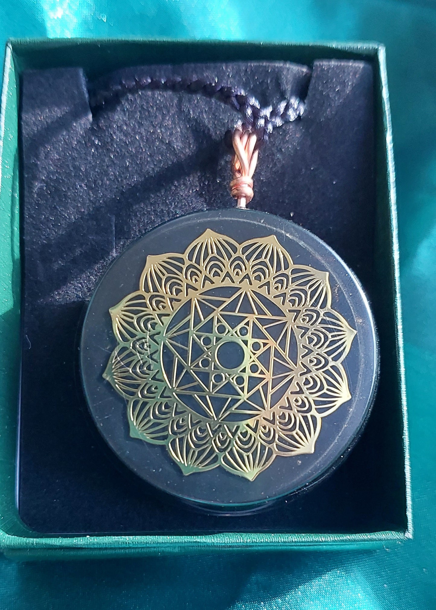 Dragonstone Orgonite Talisman Necklace - Courage, Protection & Ancestral Grounding