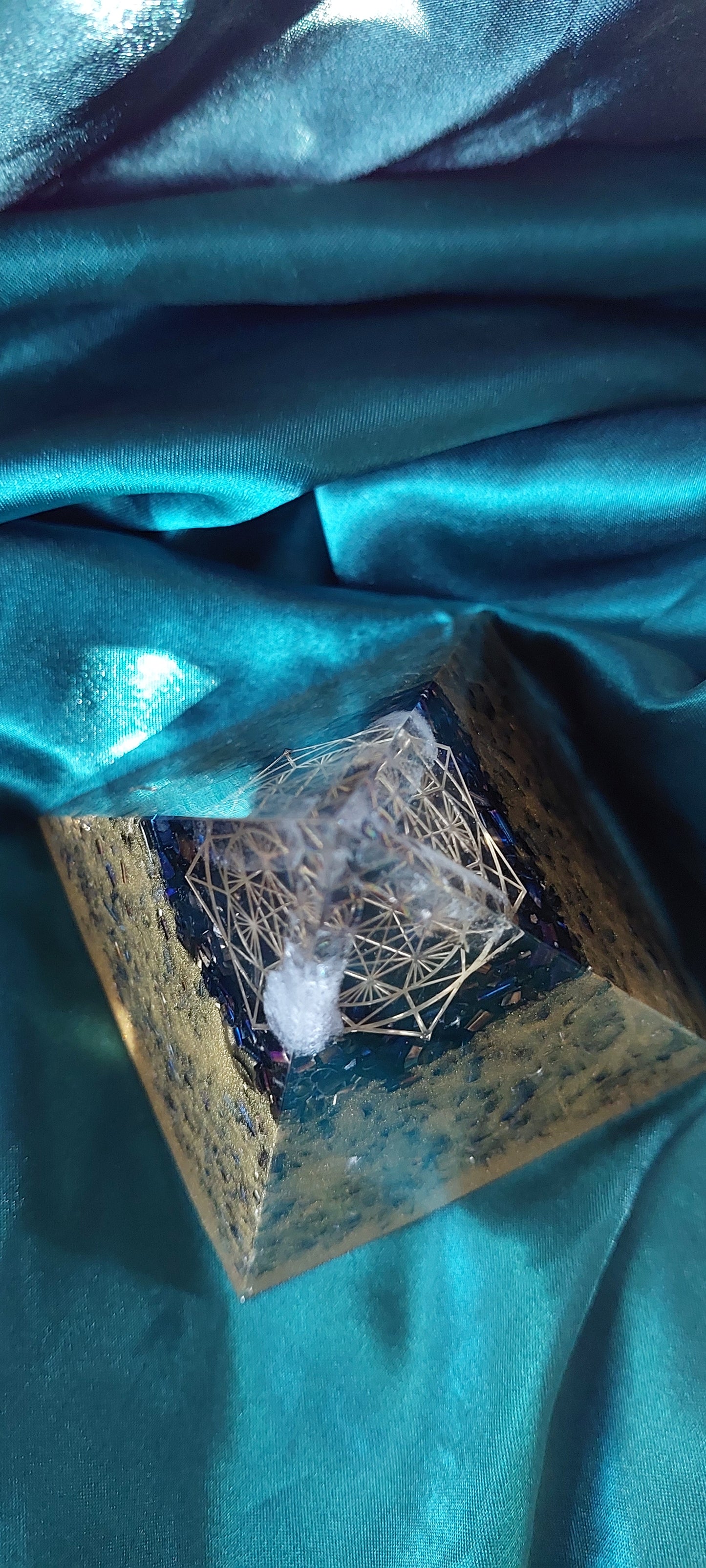 Mini Quartz Grid Pyramids - Focused Amplification & Energetic Structure