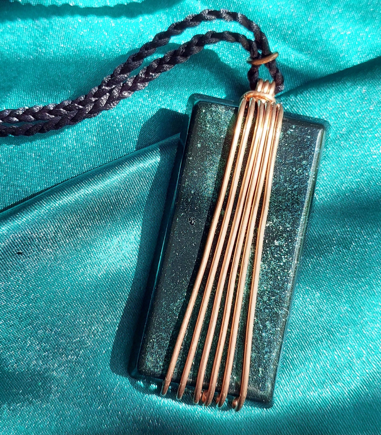 Cosmic Sky - Copper Orgonite Necklace