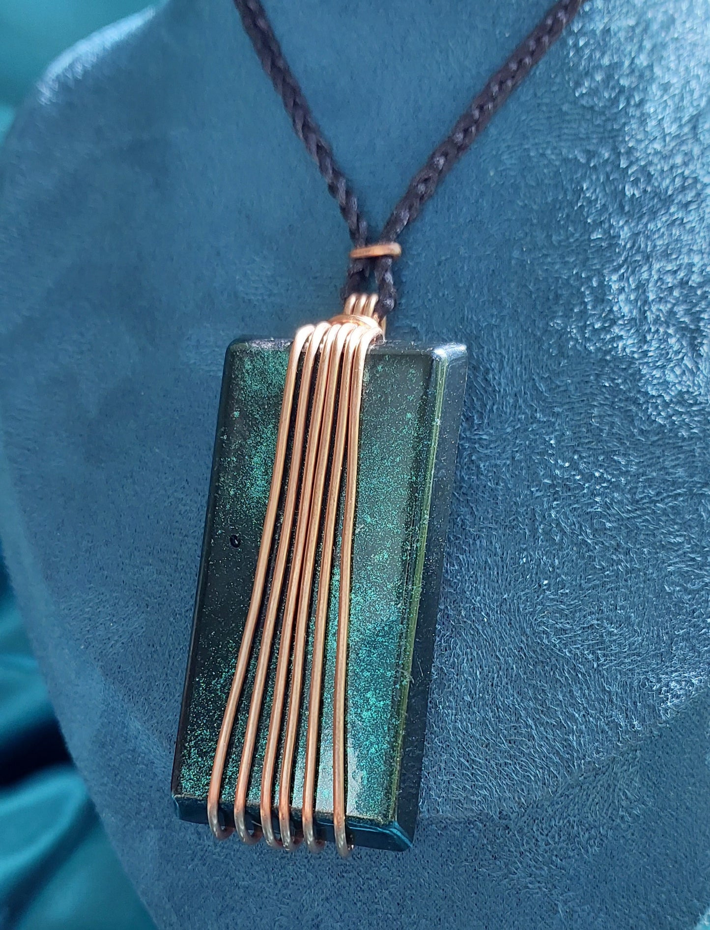 Cosmic Sky - Copper Orgonite Necklace