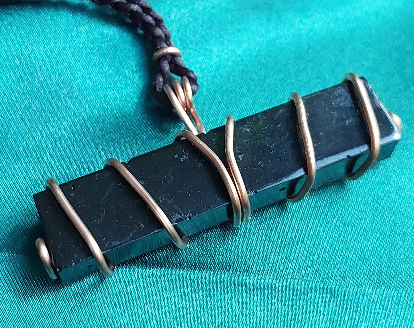 Midnight Shield- Copper Orgonite Necklace