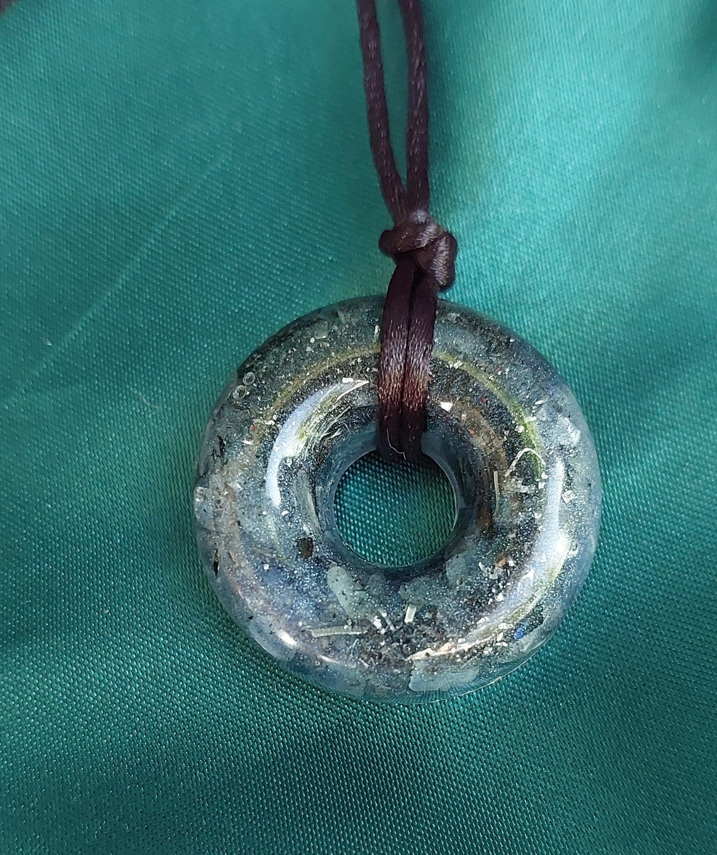 Azure Harmony - Kyanite Orgonite Necklace Collection