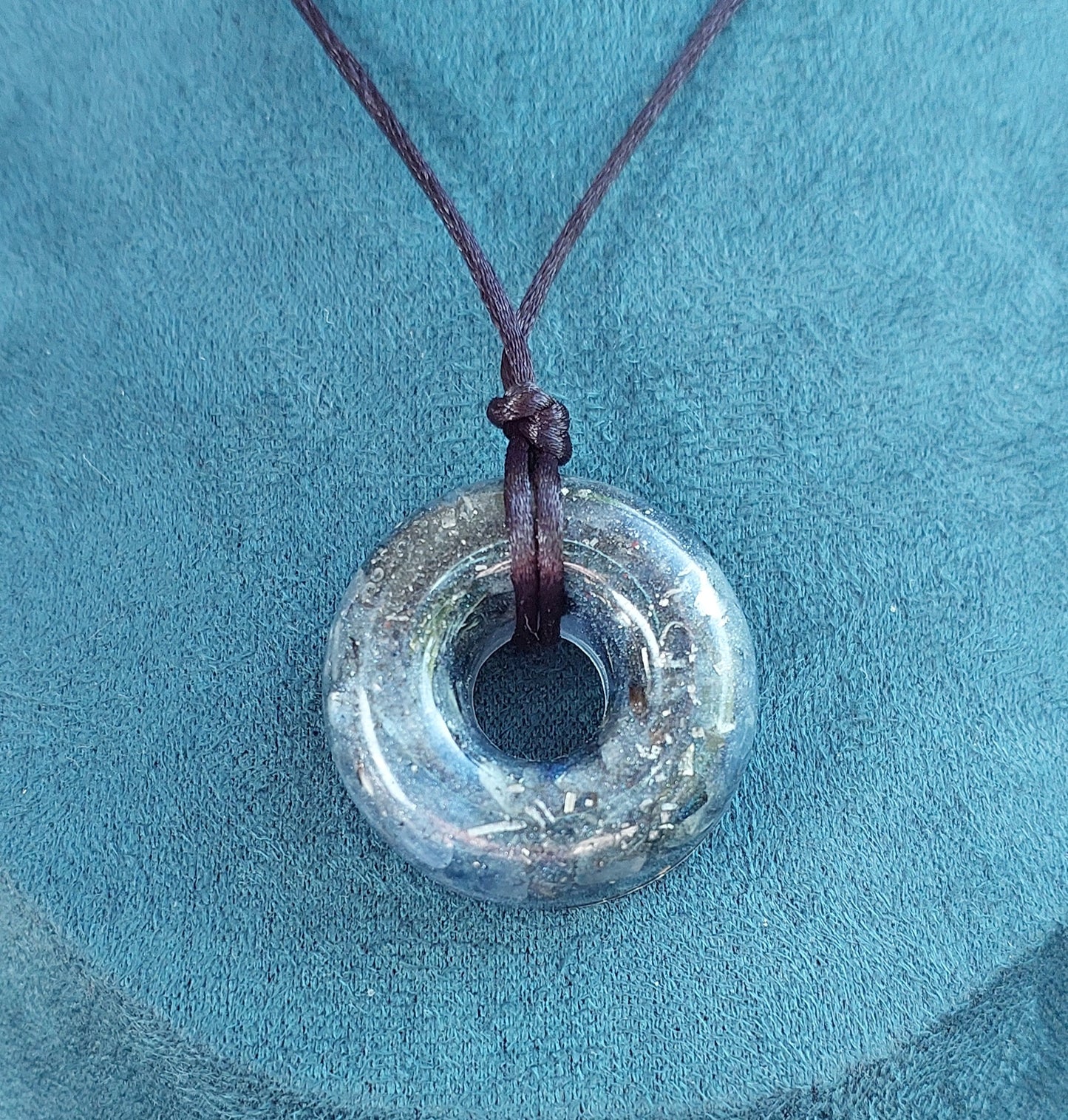 Azure Harmony - Kyanite Orgonite Necklace Collection