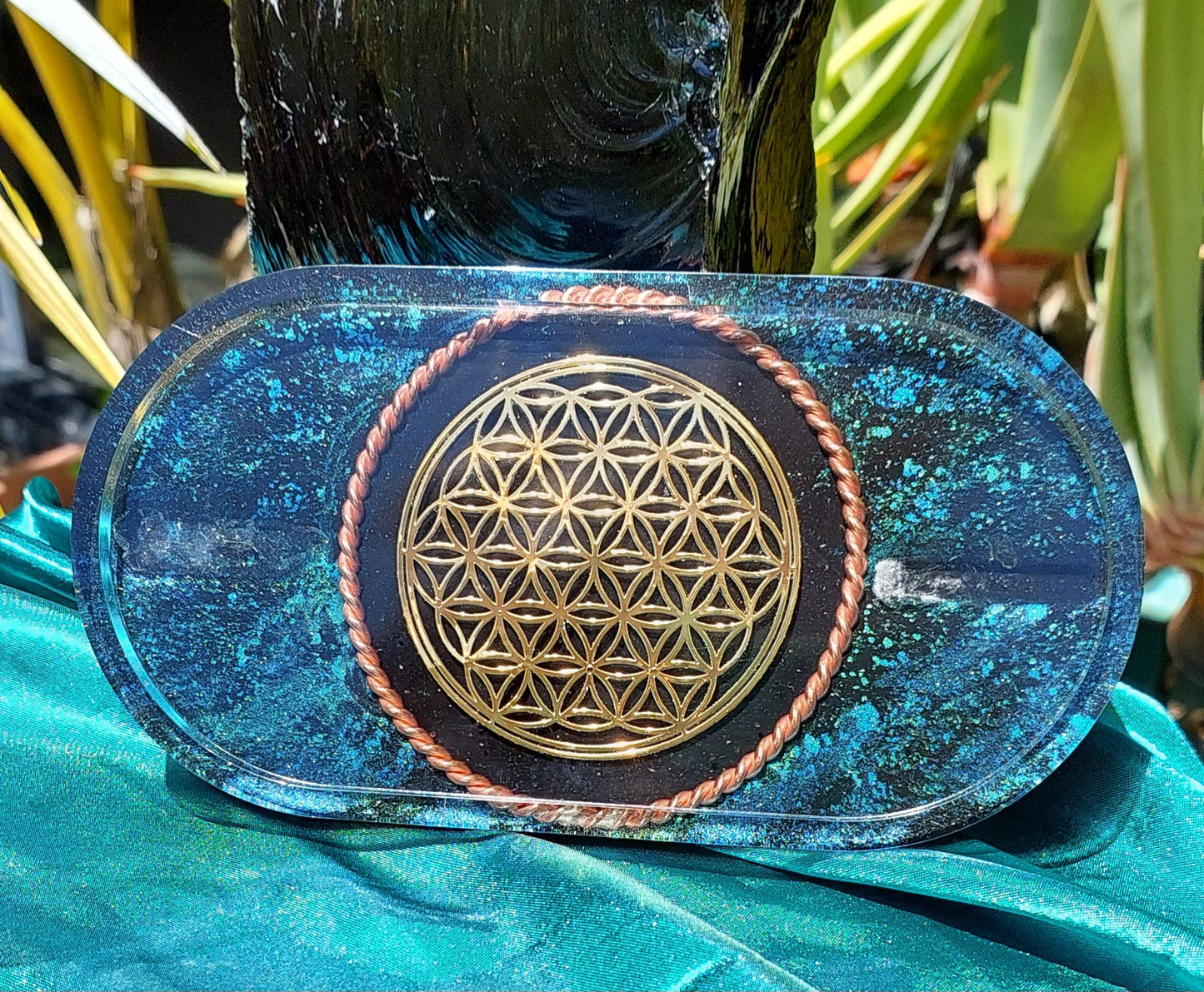 Eternal Flower of Life - Orgonite Charging Plate