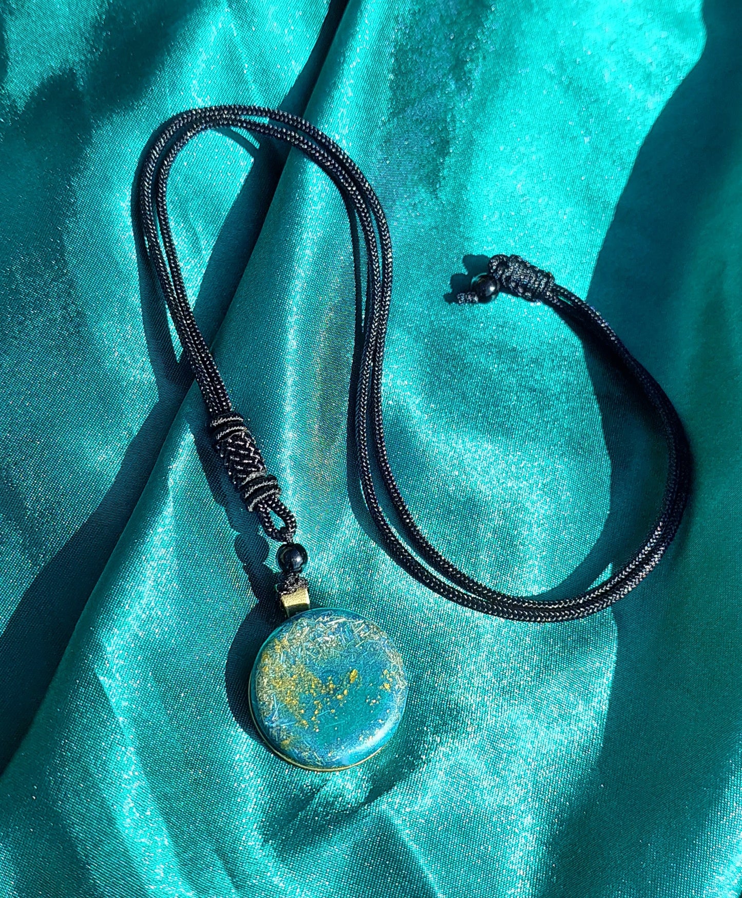 Azure Harmony - Mini Orgonite Necklace Collection