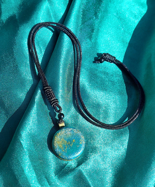 Azure Harmony - Mini Orgonite Necklace Collection