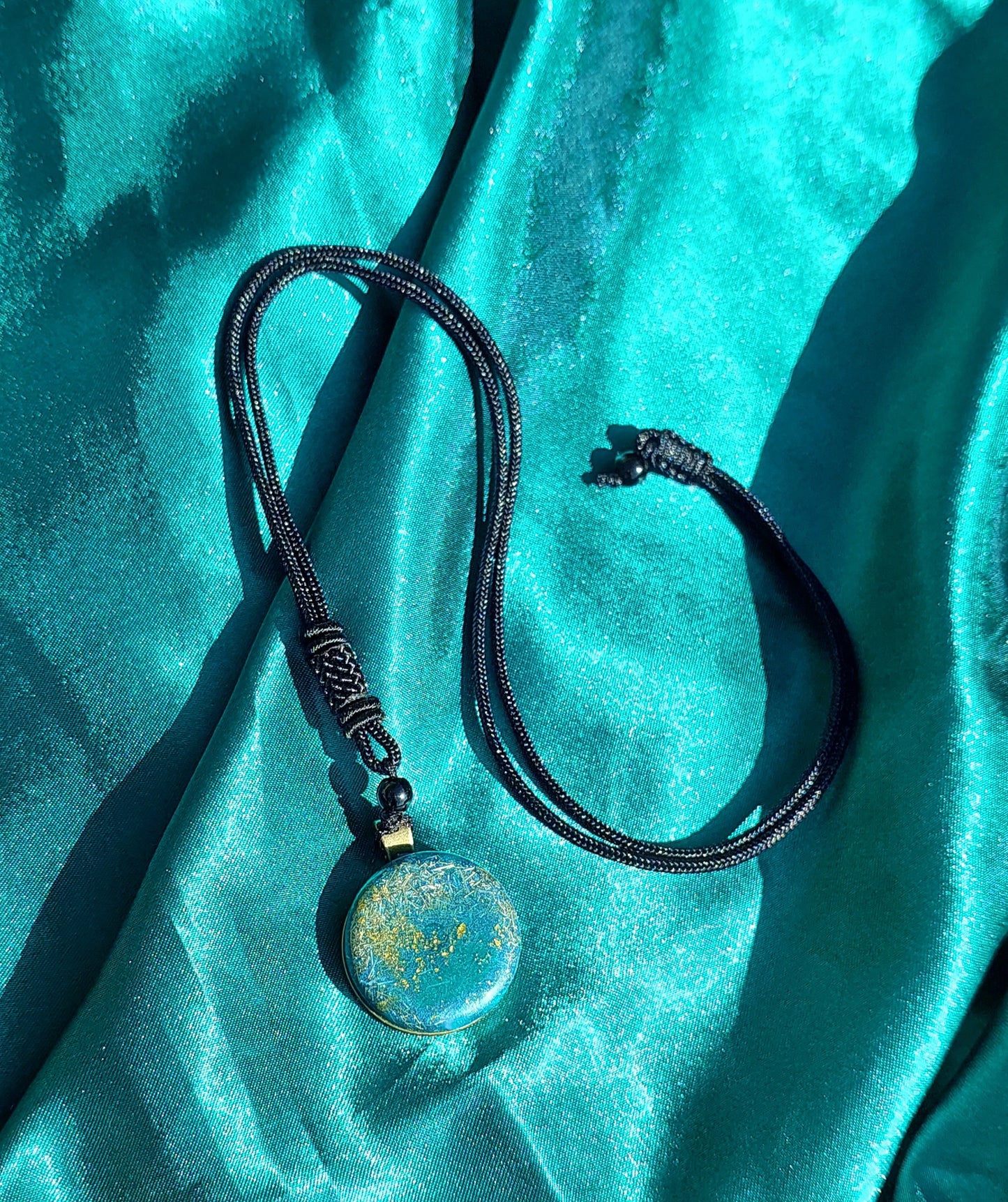 Azure Harmony - Mini Orgonite Necklace Collection