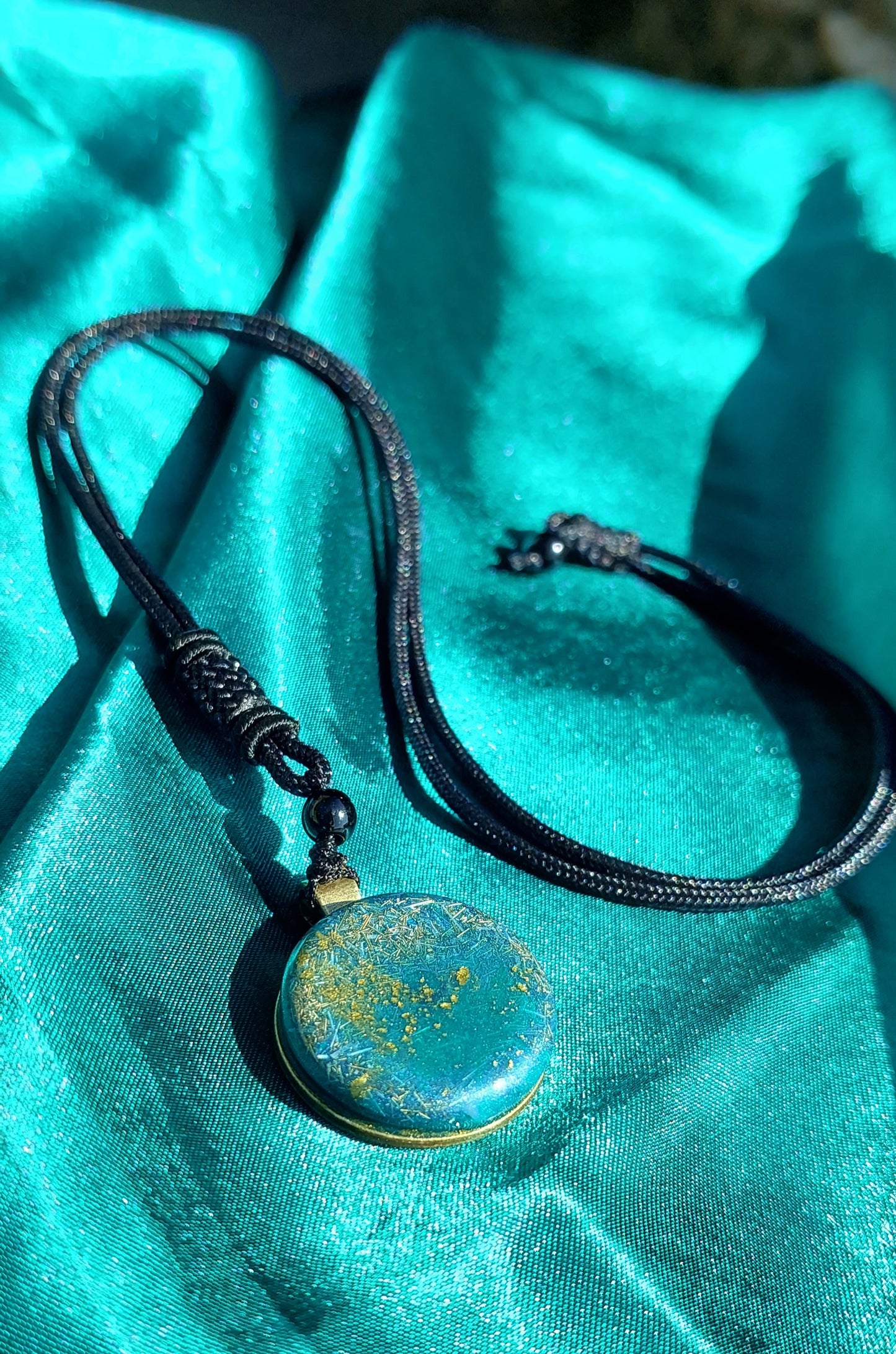 Azure Harmony - Mini Orgonite Necklace Collection