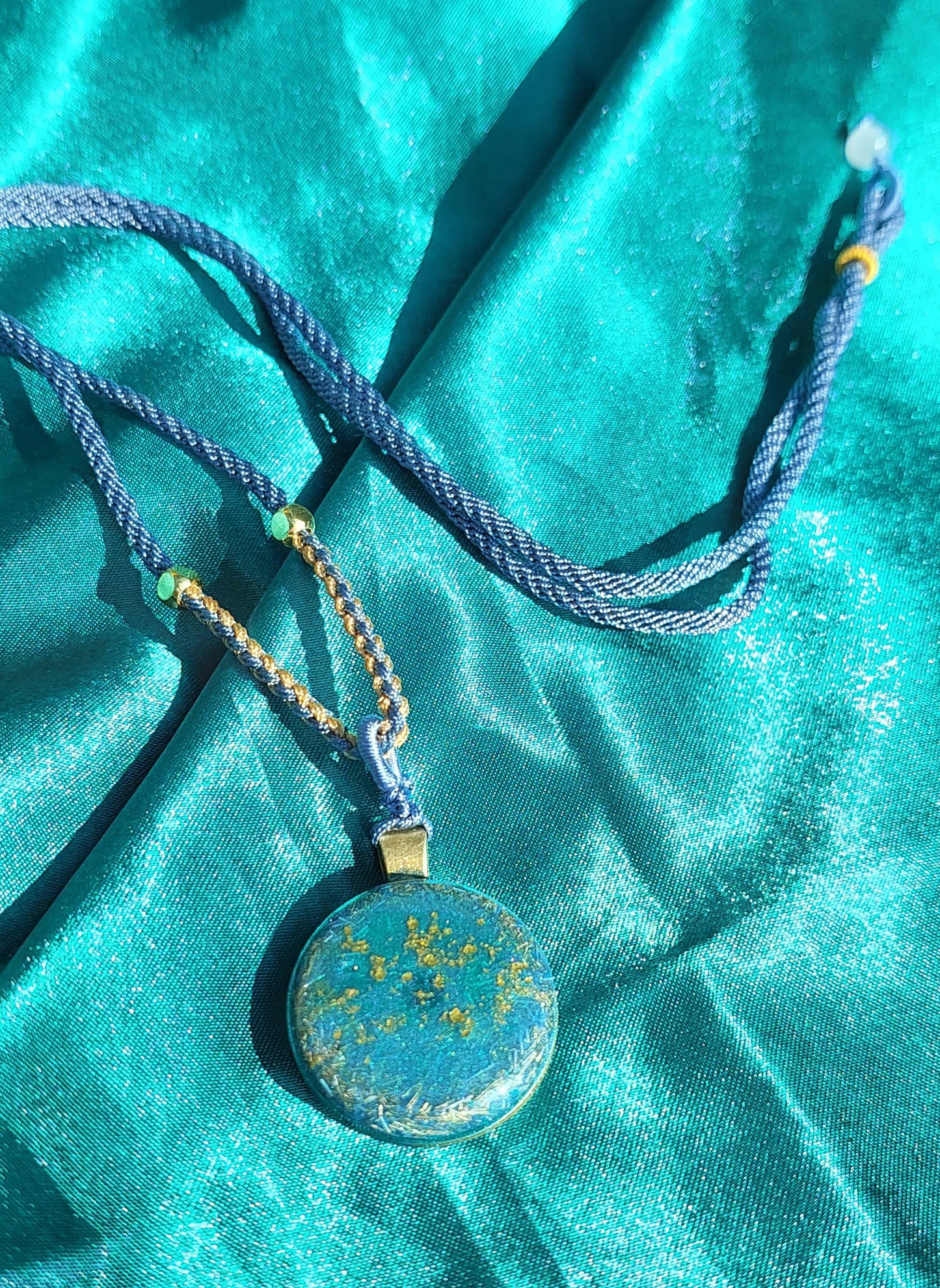 Azure Harmony - Mini Orgonite Necklace Collection