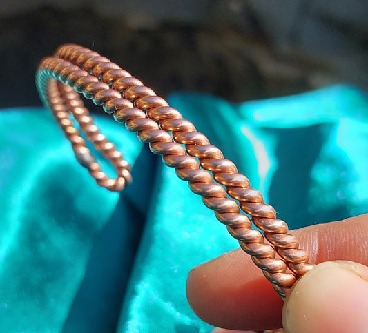 RA-MU Cubit Copper Tensor Ring Bracelet – DNA Activation & Energy Healing