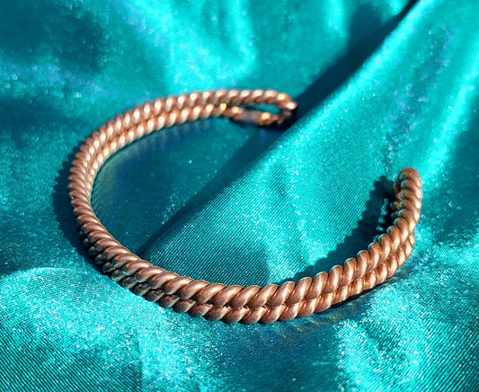 Atlantis/Viking Cubit Copper Tensor Ring Bracelet – Divine Feminine & Emotional Healing