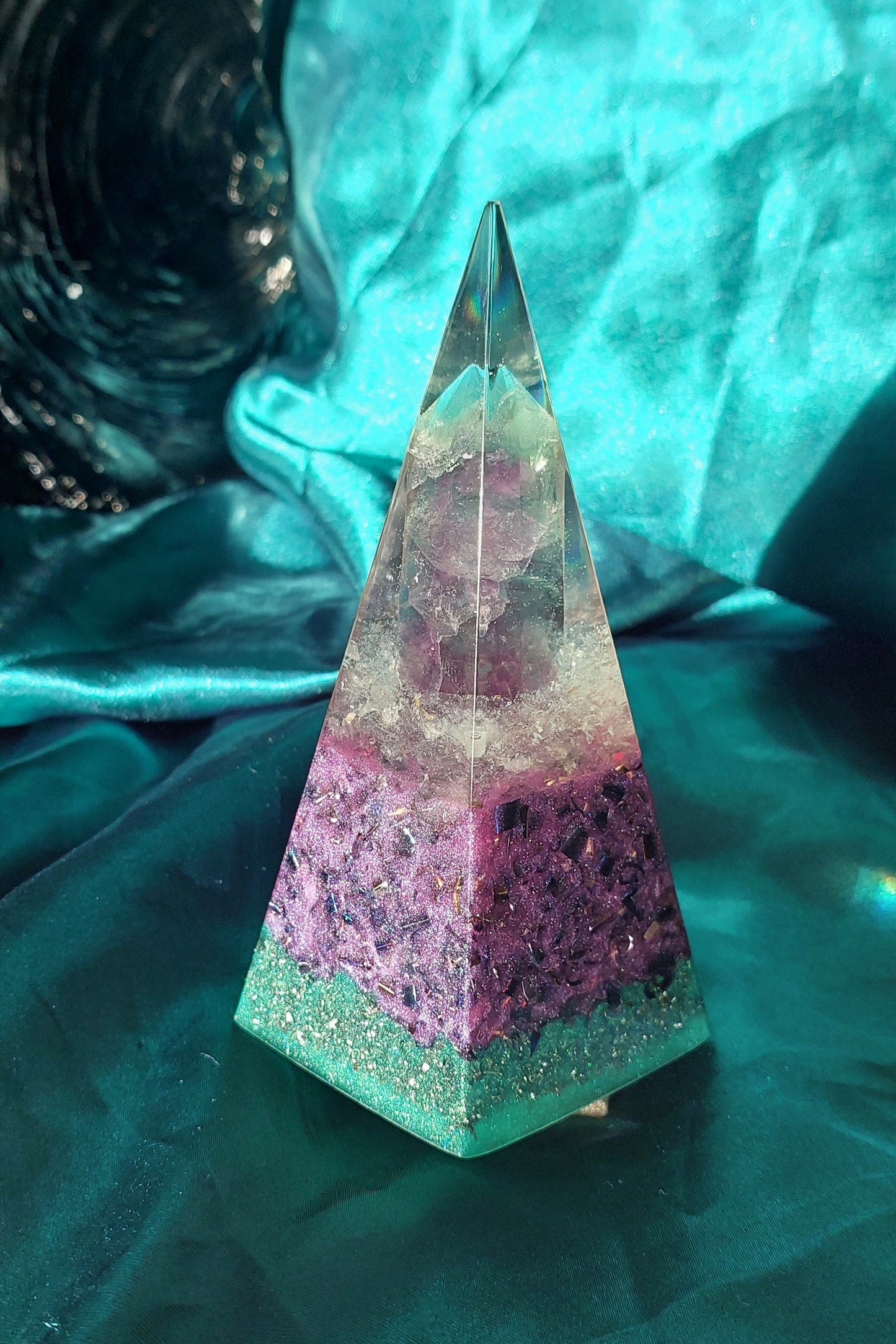 Fluorite Pentagonal Pyramids | Focus, Flow & Energetic Alignment