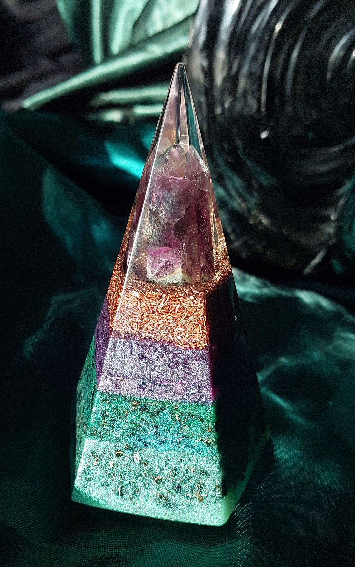 Fluorite Pentagonal Pyramids | Focus, Flow & Energetic Alignment