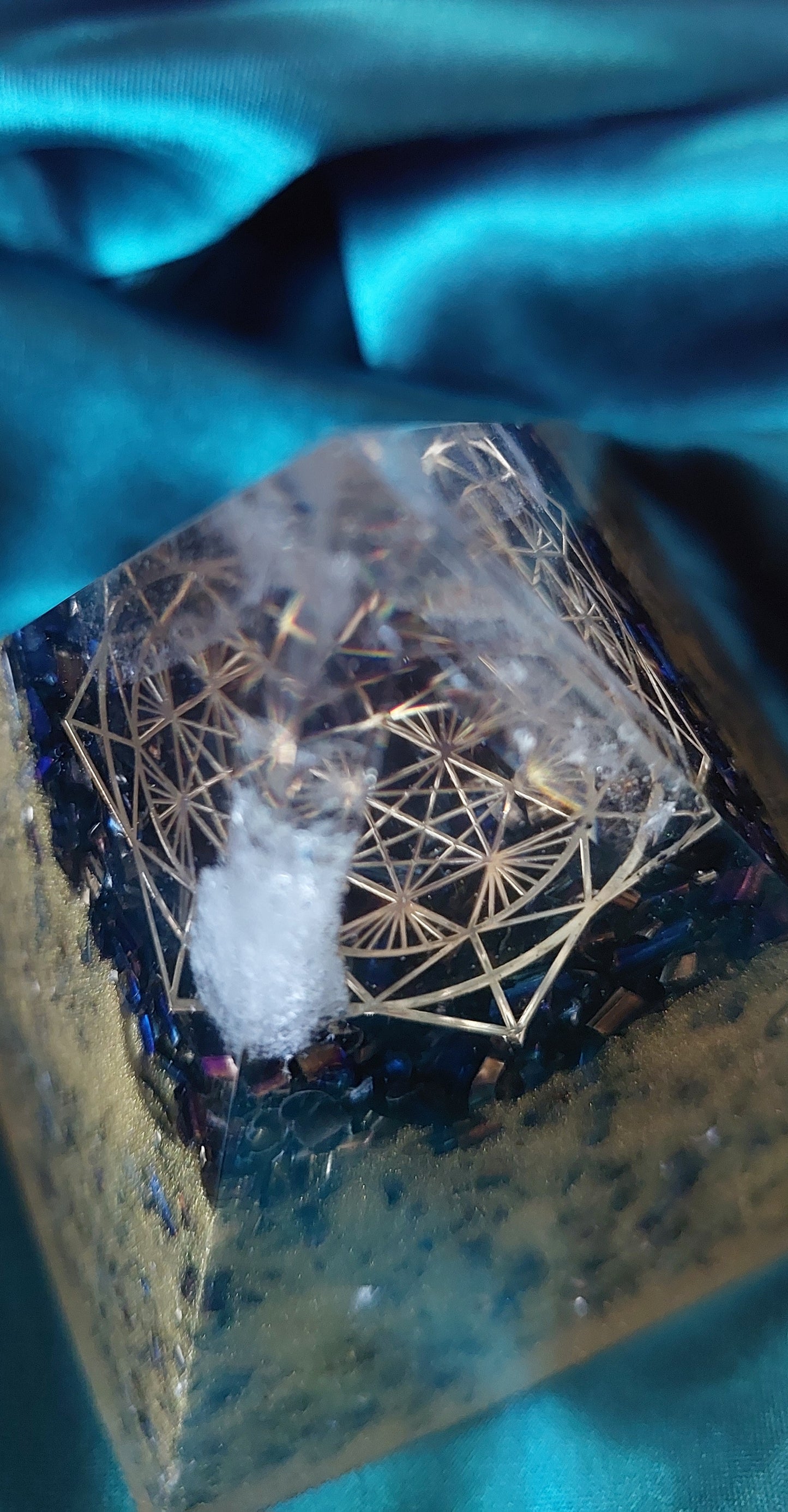 Mini Quartz Grid Pyramids - Focused Amplification & Energetic Structure