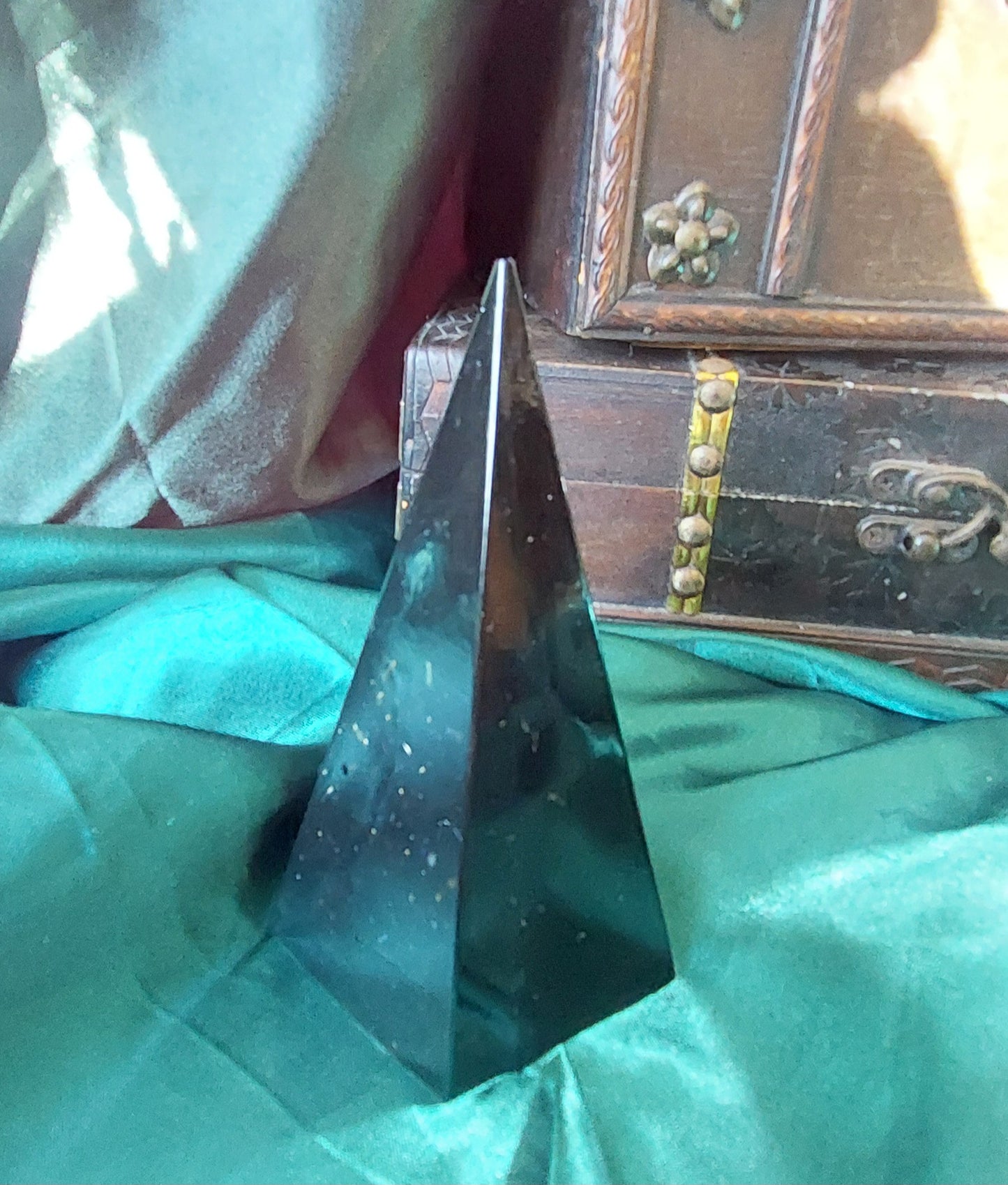 Pentagonal Shungite Pyramids - Different colors available