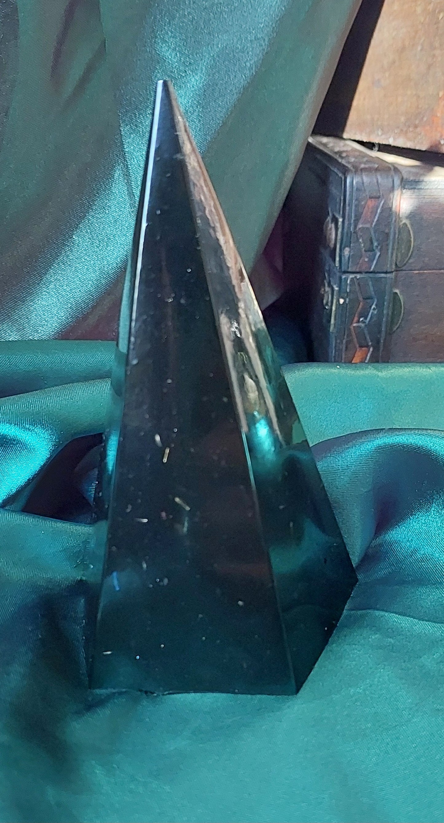 Pentagonal Shungite Pyramids - Different colors available