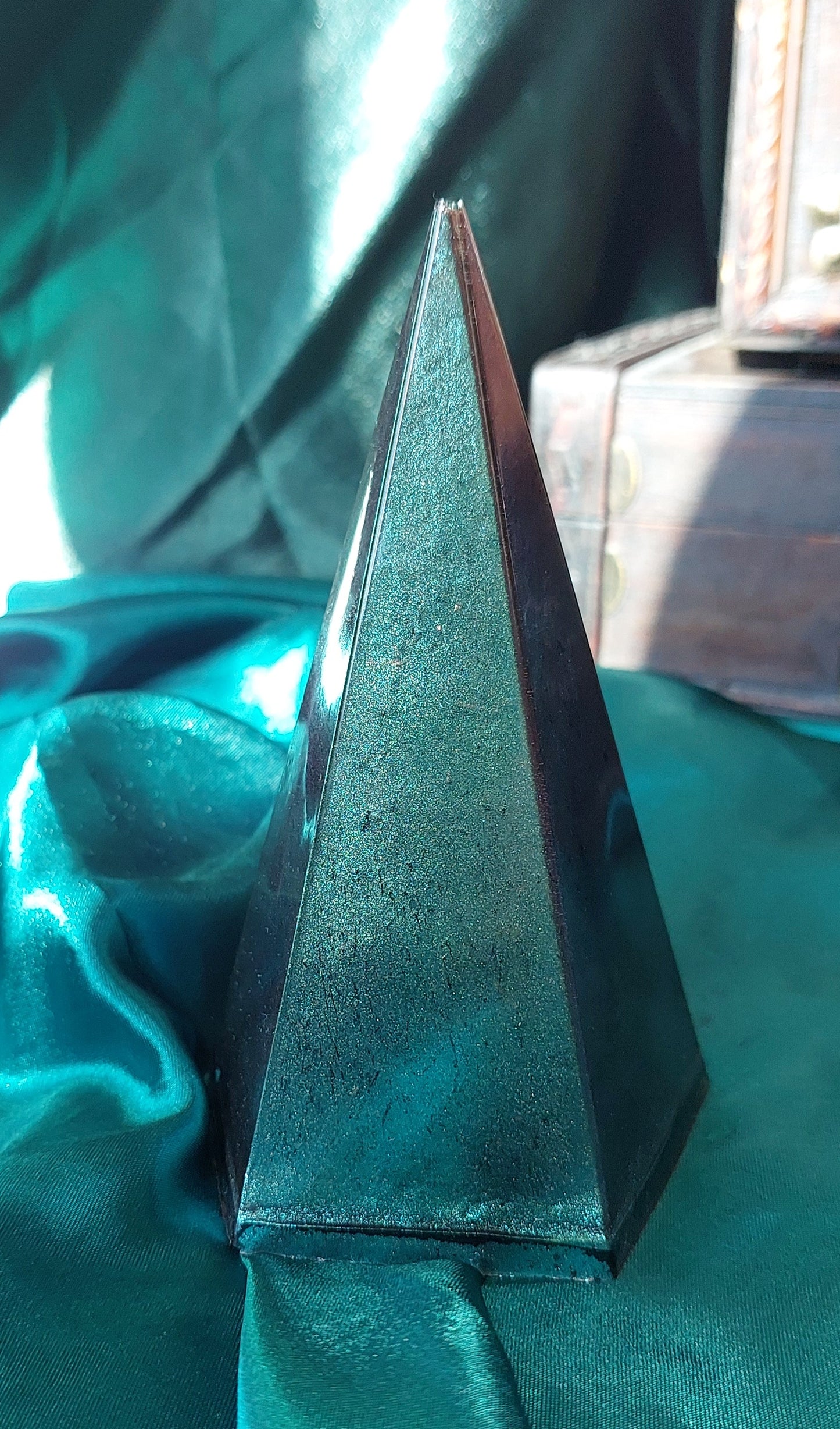 Pentagonal Shungite Pyramids - Different colors available