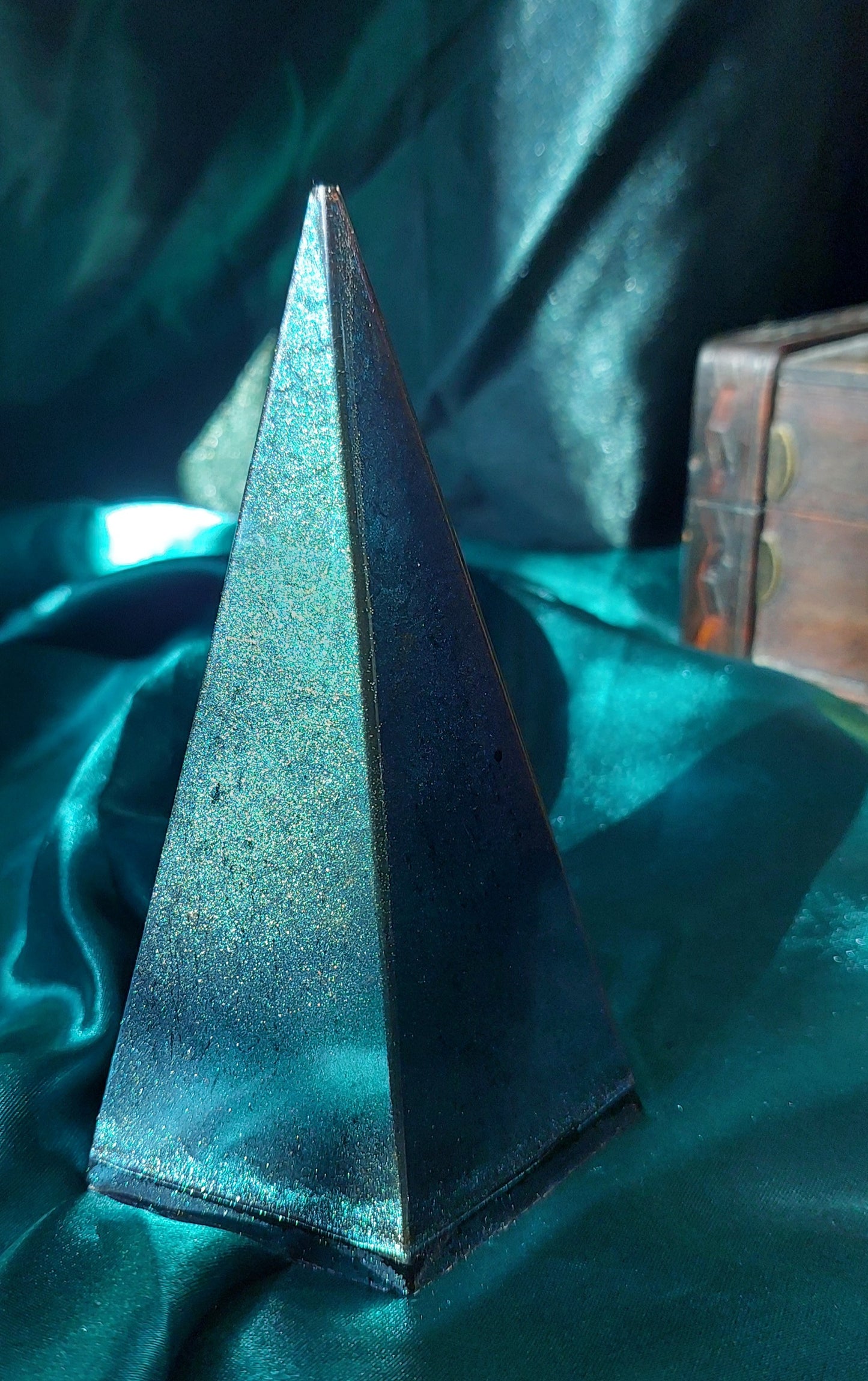 Pentagonal Shungite Pyramids - Different colors available
