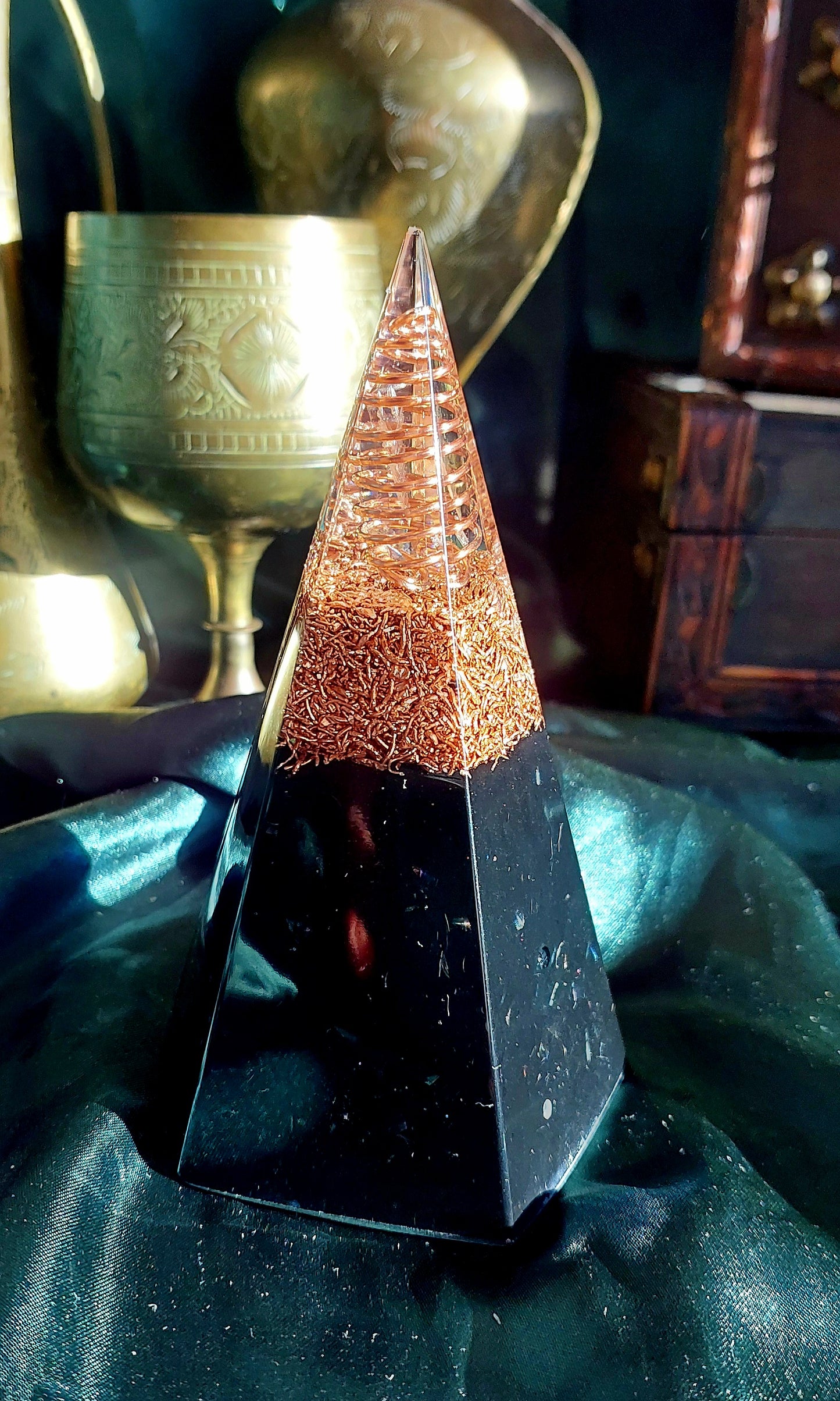 Shungite Orgonite Pyramid - 3 models available