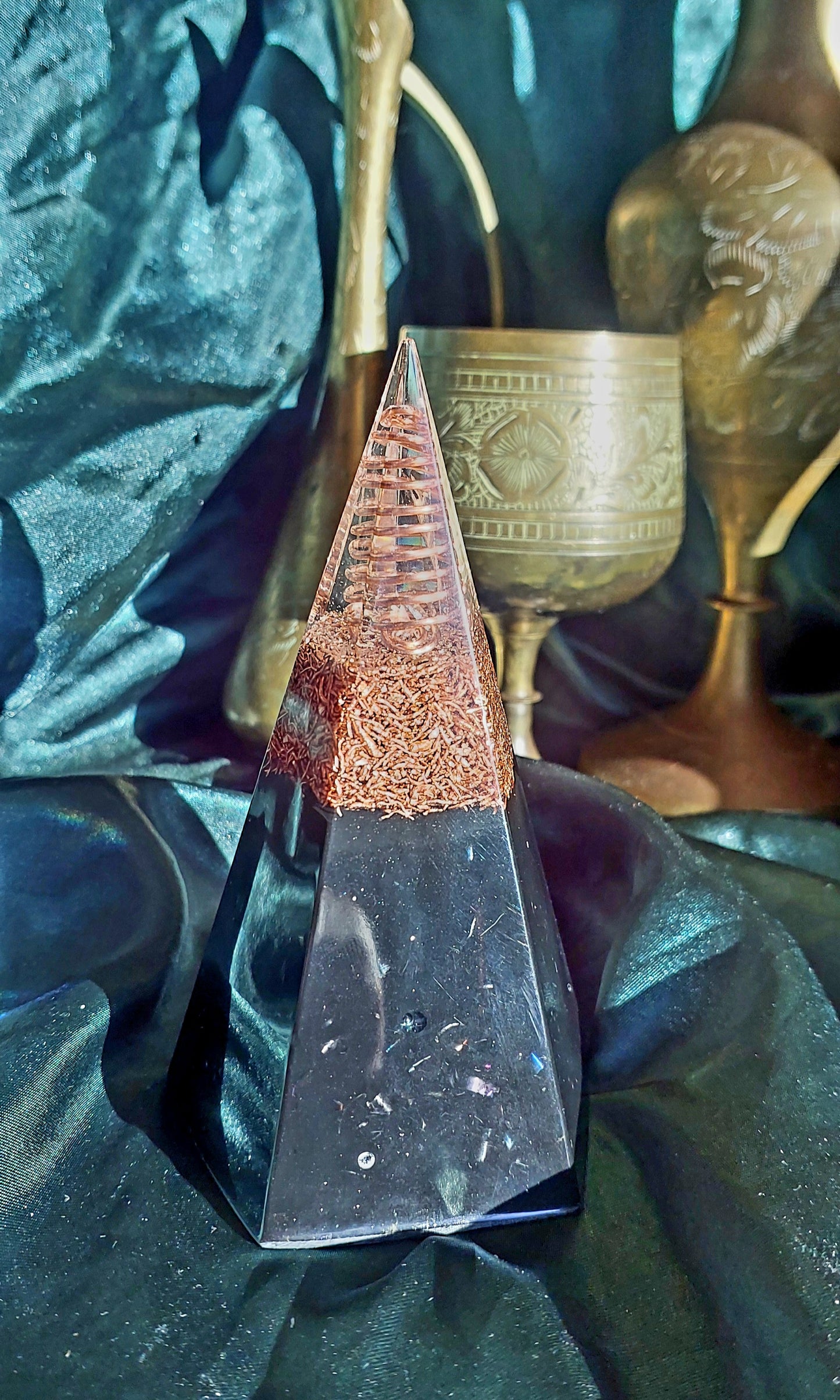Shungite Orgonite Pyramid - 3 models available