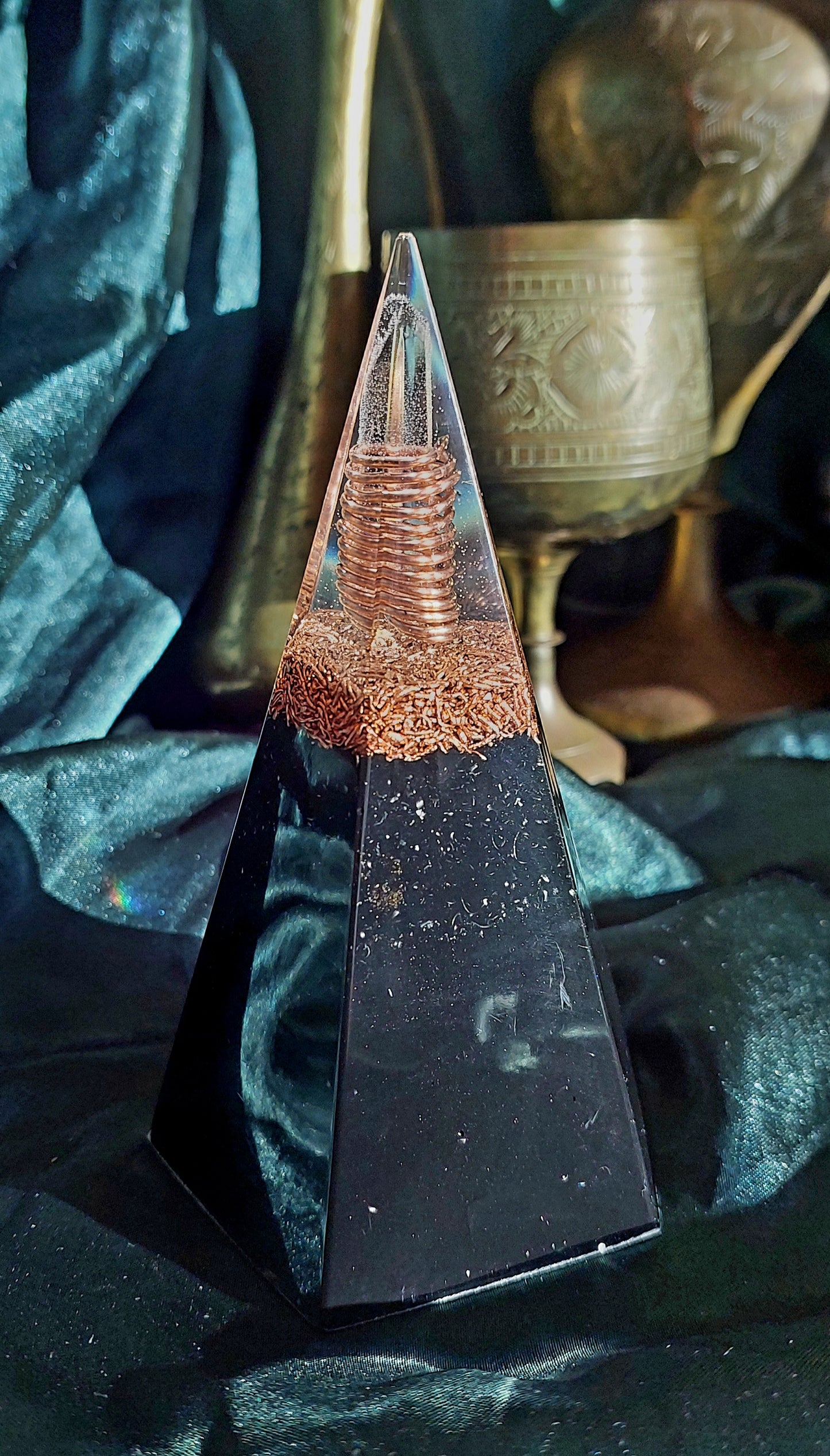 Shungite Orgonite Pyramid - 3 models available