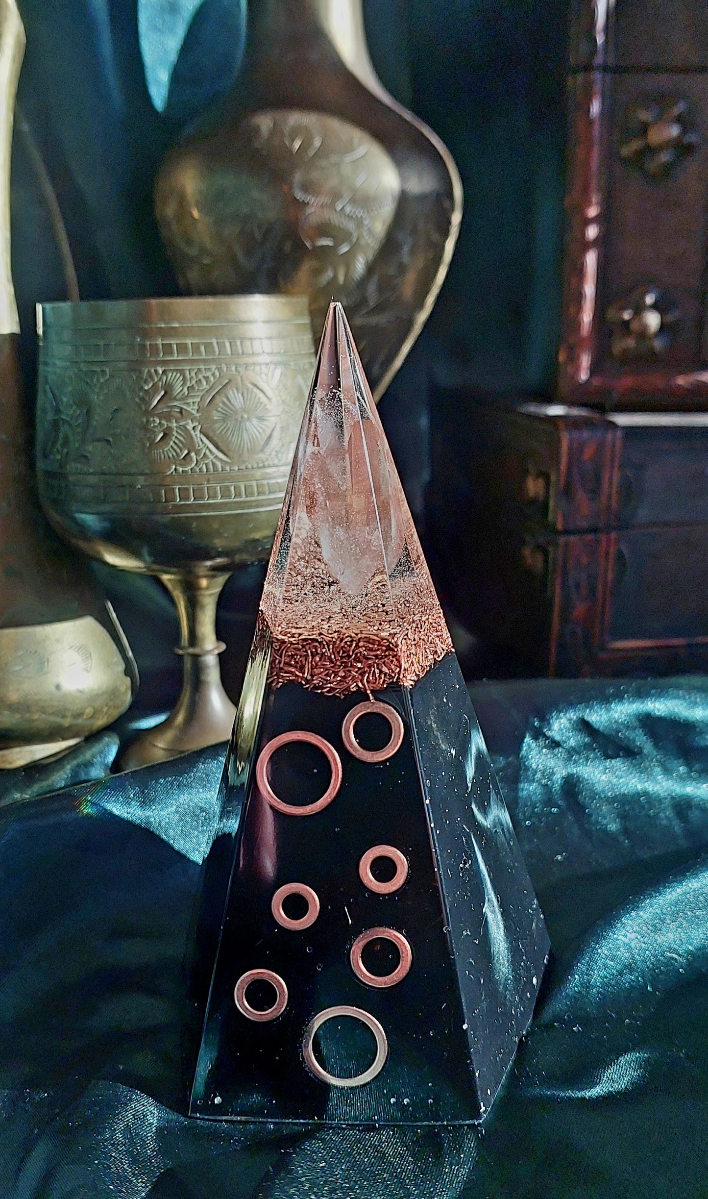 Shungite Orgonite Pyramid - 3 models available