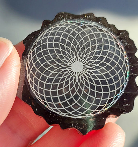 DeviceGuard 2.0! Laptop/Ipad Orgonite Sticker with Shungite - Different models available - The Soulful Garden