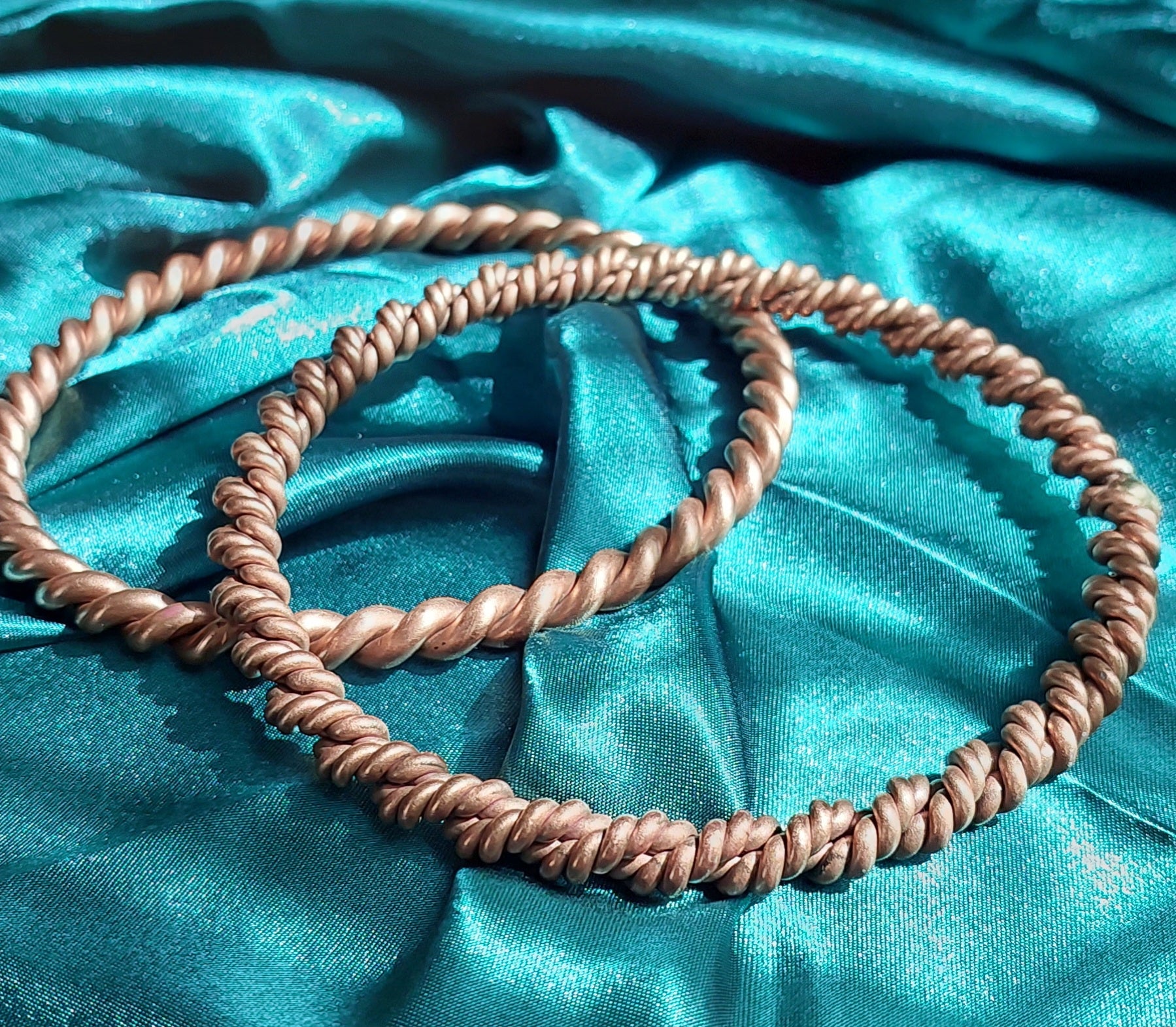 Atlantis/Viking Cubit Copper Tensor Ring - Single or Double Twisted ...