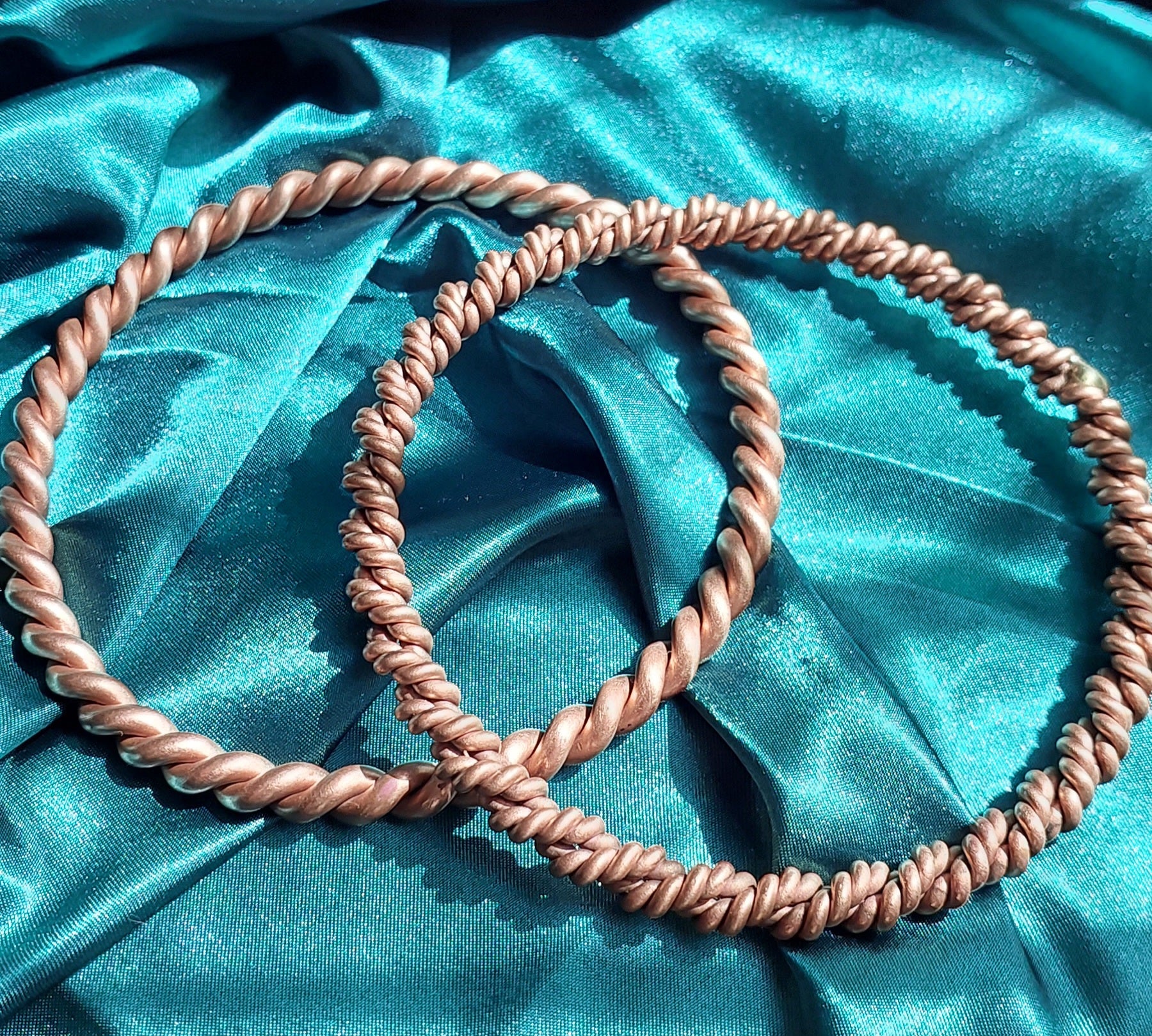 Atlantis/Viking Cubit Copper Tensor Ring - Single or Double Twisted ...