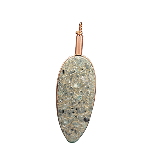 "Sage Mist" Copper Wired Orgonite Pendants - The Soulful Garden