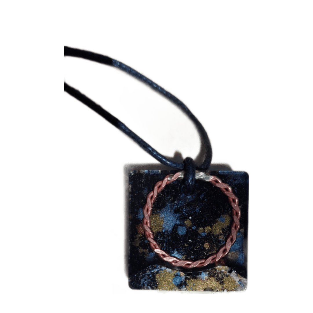 "Infinite Cubit" Tensor Ring Orgonite Necklaces