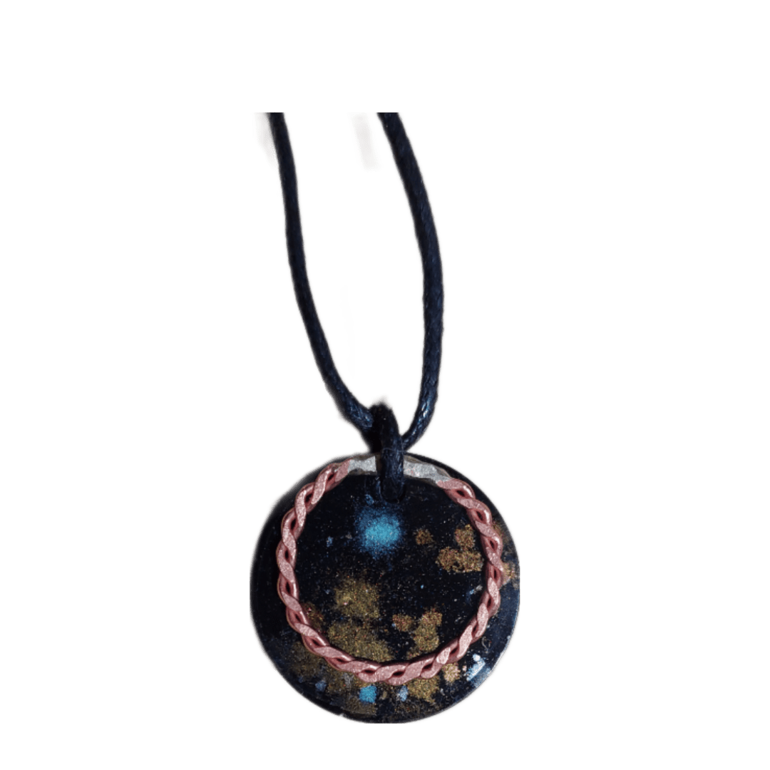 "Infinite Cubit" Tensor Ring Orgonite Necklaces